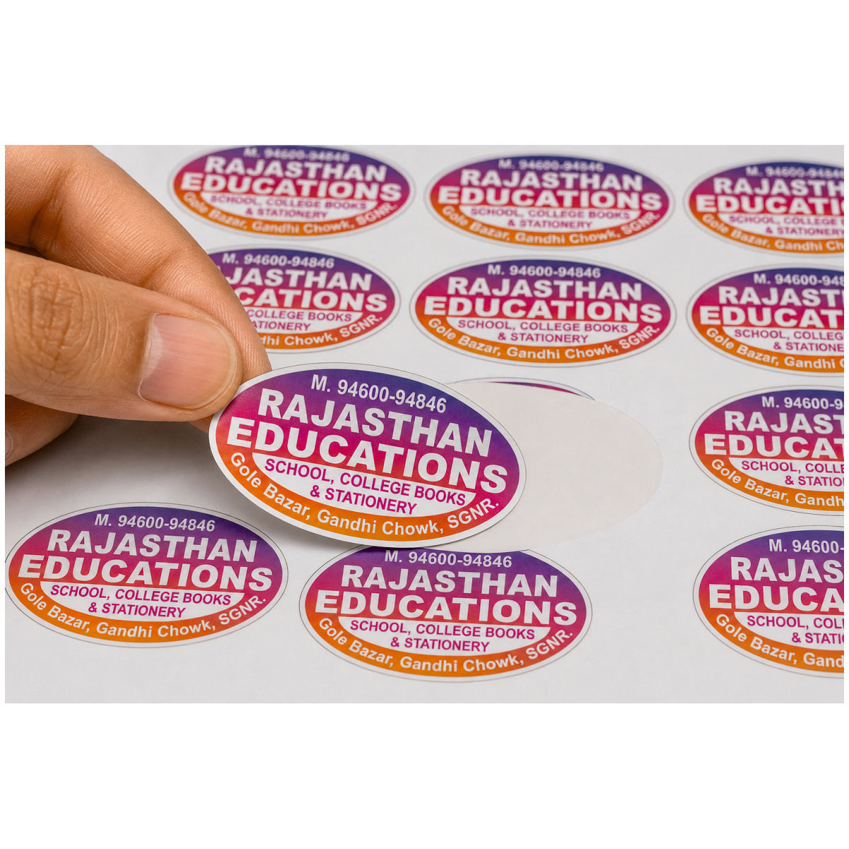 CUSTOM STICKER Bo 03| 100 SHEETS