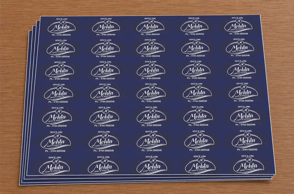 CUSTOM STICKER S 04| 100 SHEETS