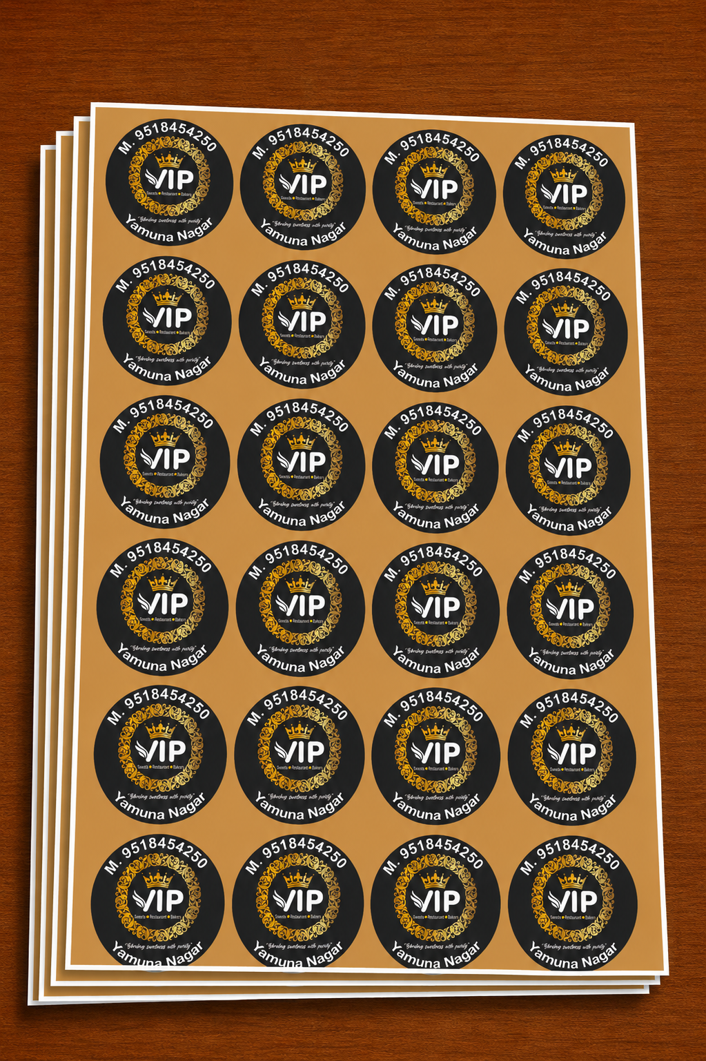 CUSTOM STICKER S 40| 100 SHEETS