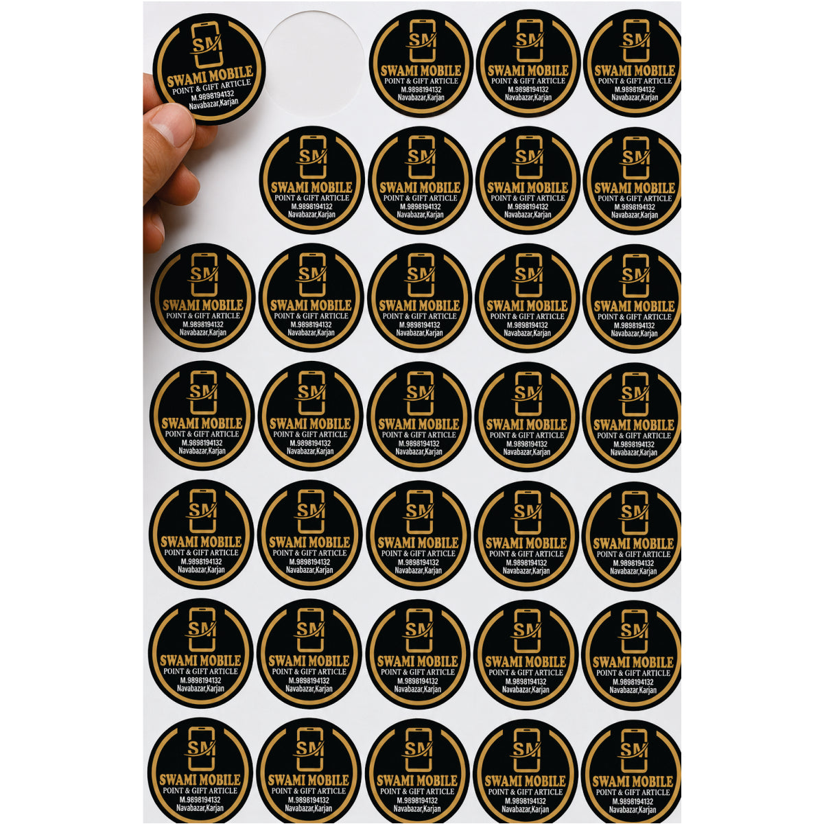 CUSTOM STICKER MO 42| 100 SHEETS