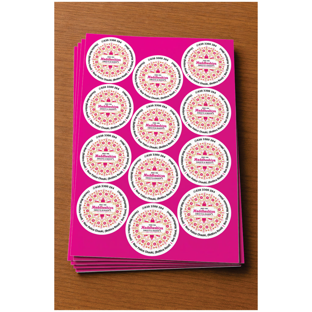 CUSTOM STICKER S 42| 100 SHEETS