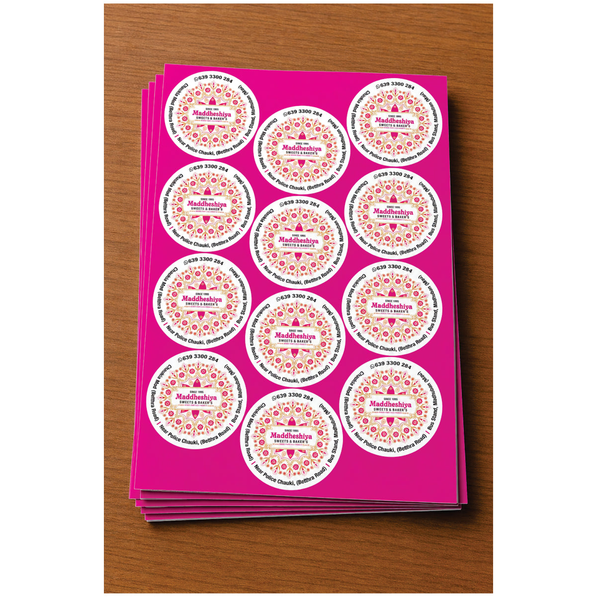 CUSTOM STICKER S 42| 100 SHEETS