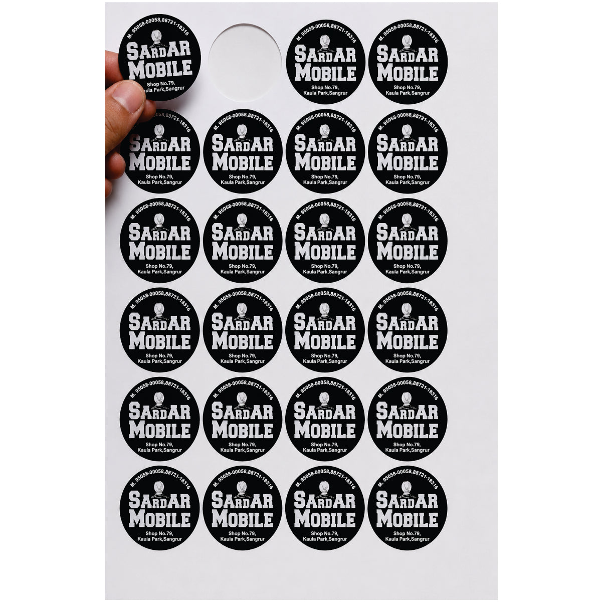 CUSTOM STICKER MO 43| 100 SHEETS