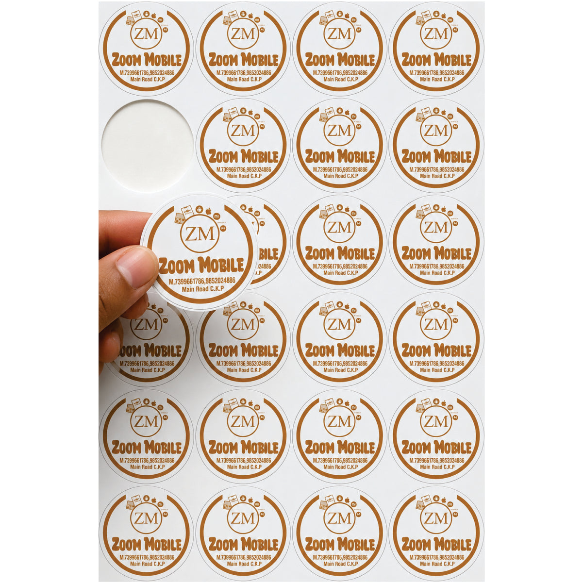 CUSTOM STICKER MO 44| 100 SHEETS