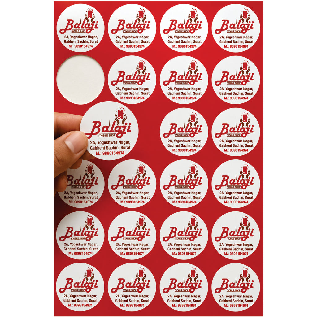 CUSTOM STICKER MO 45| 100 SHEETS