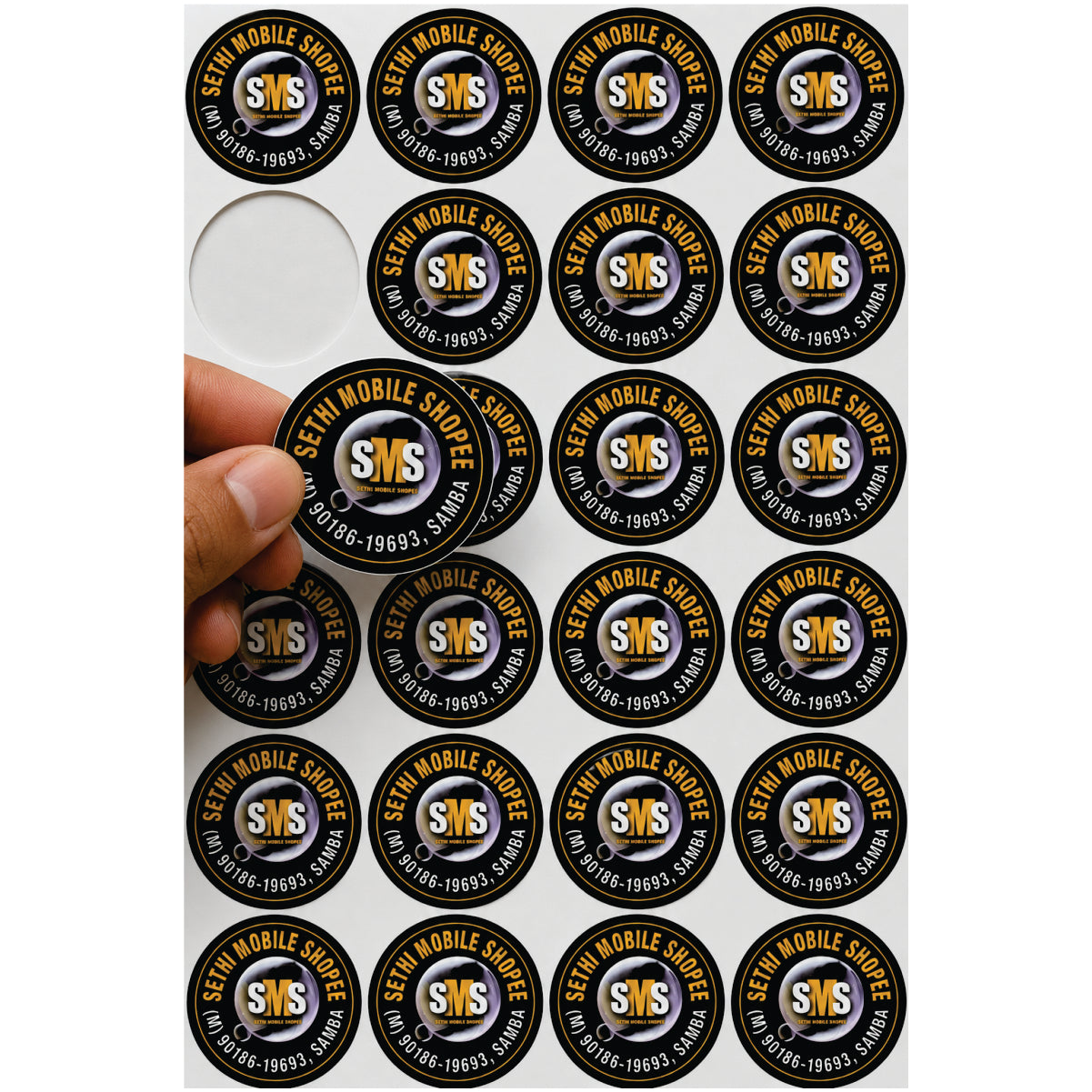 CUSTOM STICKER MO 46| 100 SHEETS