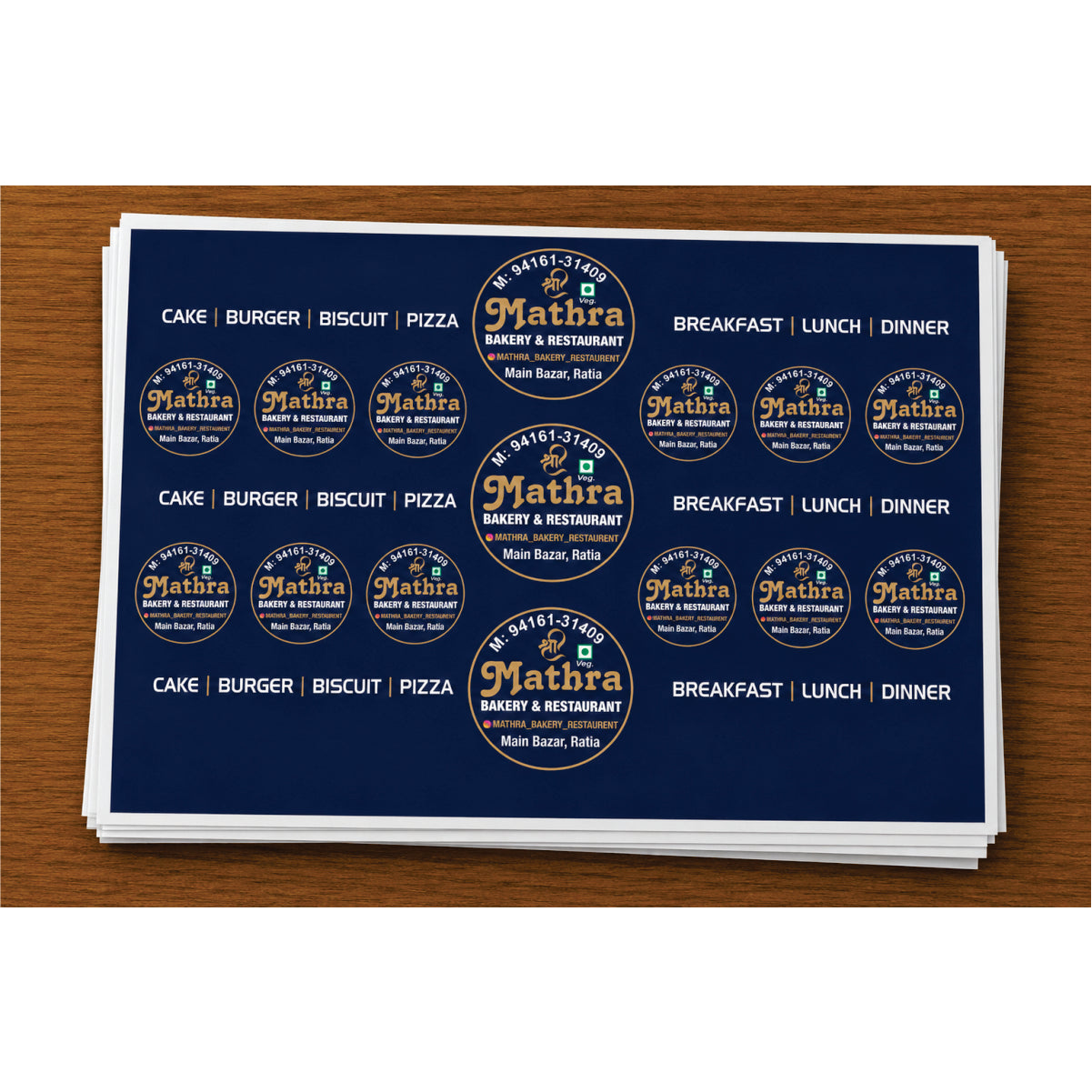 CUSTOM STICKER BK 47| 100 SHEETS