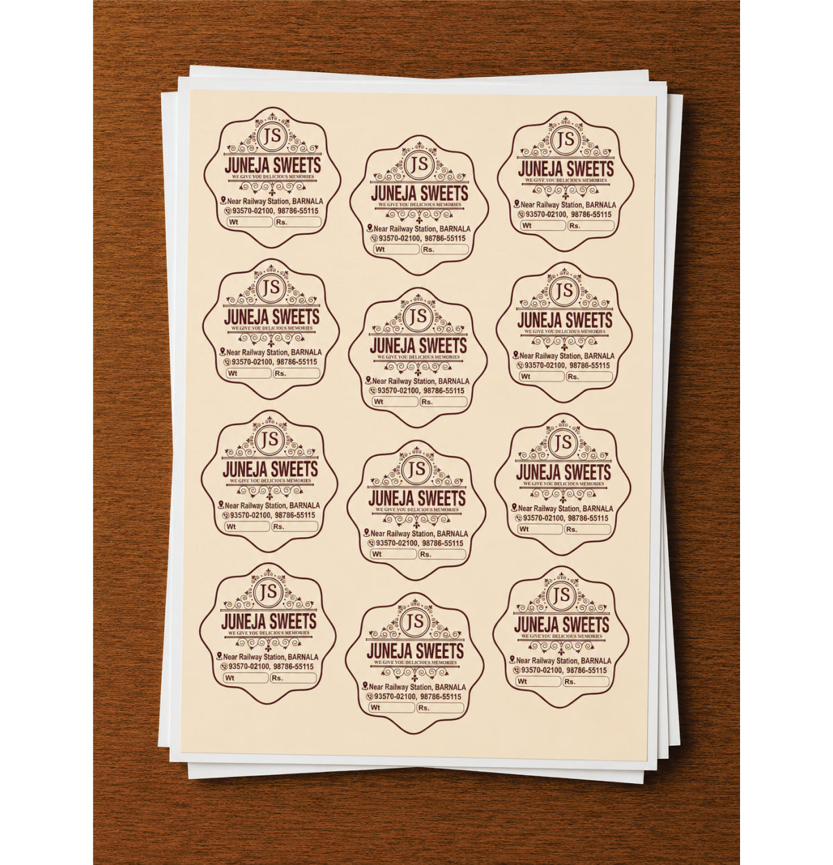 CUSTOM STICKER SW 47 | 100 SHEETS
