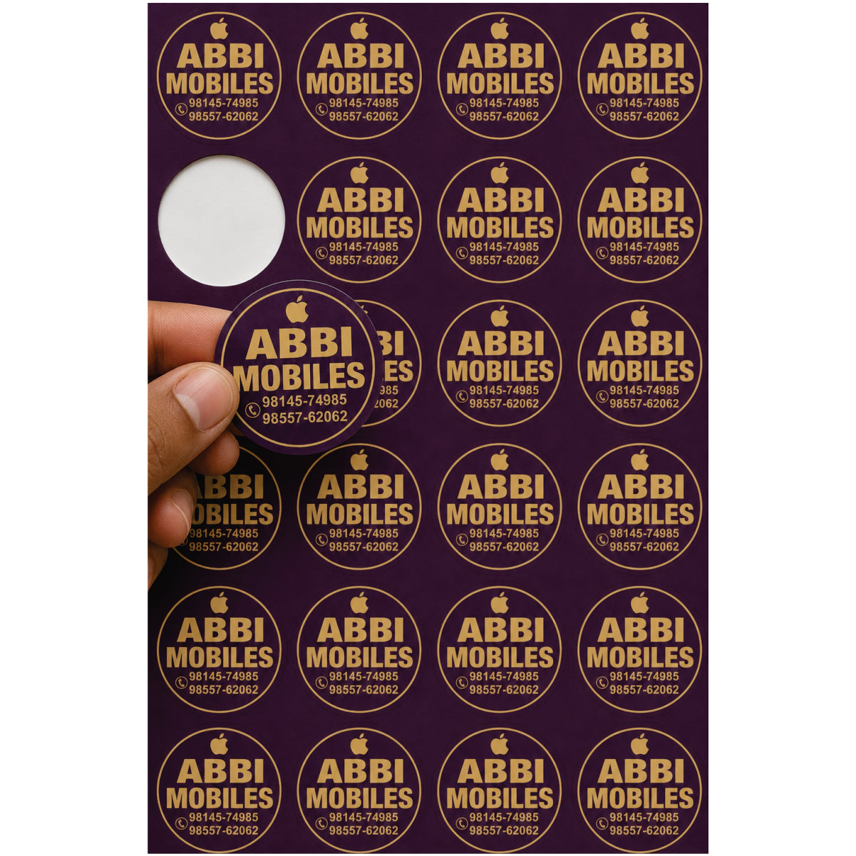 CUSTOM STICKER MO 47| 100 SHEETS