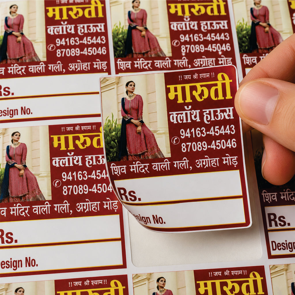 CUSTOM STICKER CL 04| 100 SHEETS