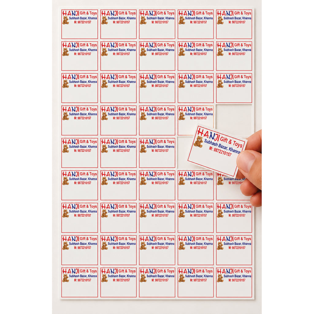 CUSTOM STICKER TO 04| 100 SHEETS