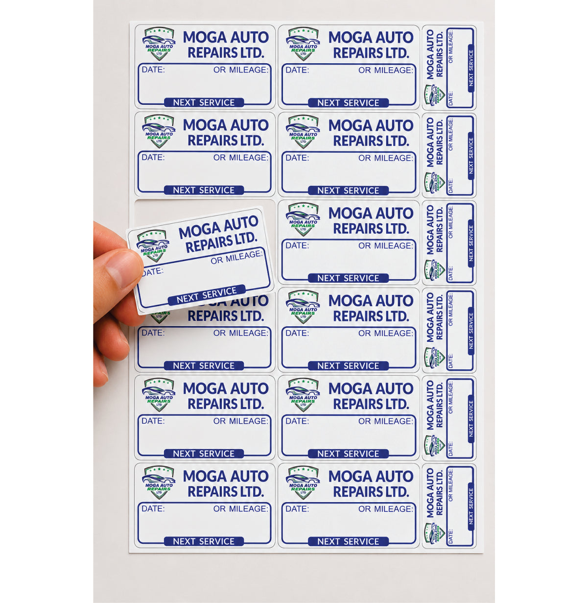 CUSTOM STICKER AU 04| 100 SHEETS