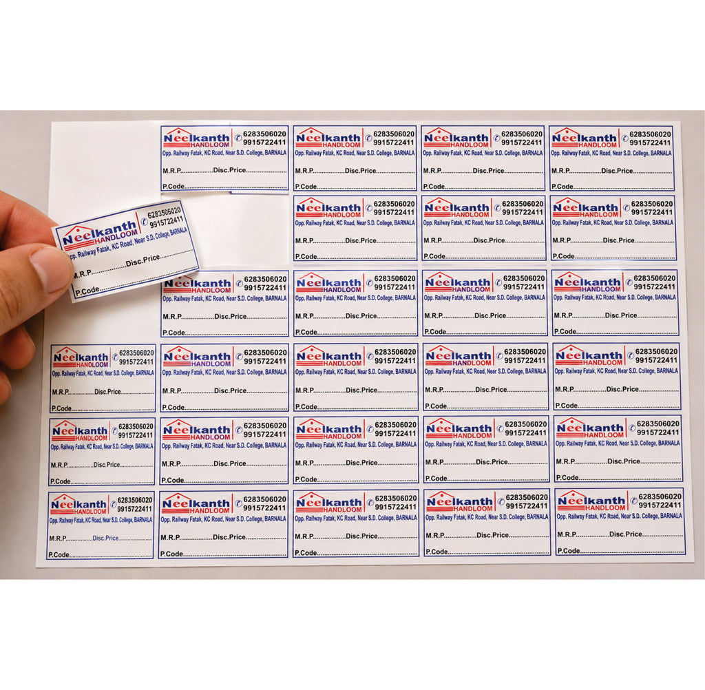 CUSTOM STICKER HA 04| 100 SHEETS