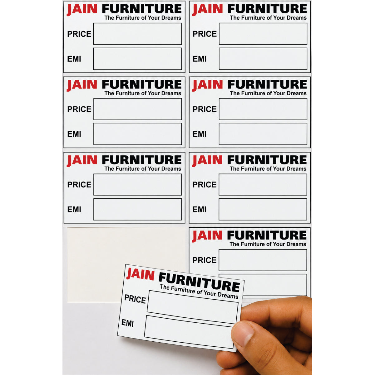 CUSTOM STICKER FUR 04| 100 SHEETS