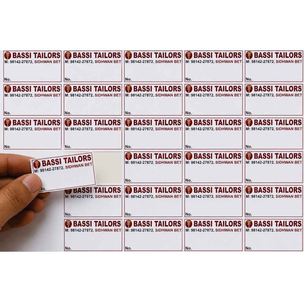 CUSTOM STICKER TA 04| 100 SHEETS