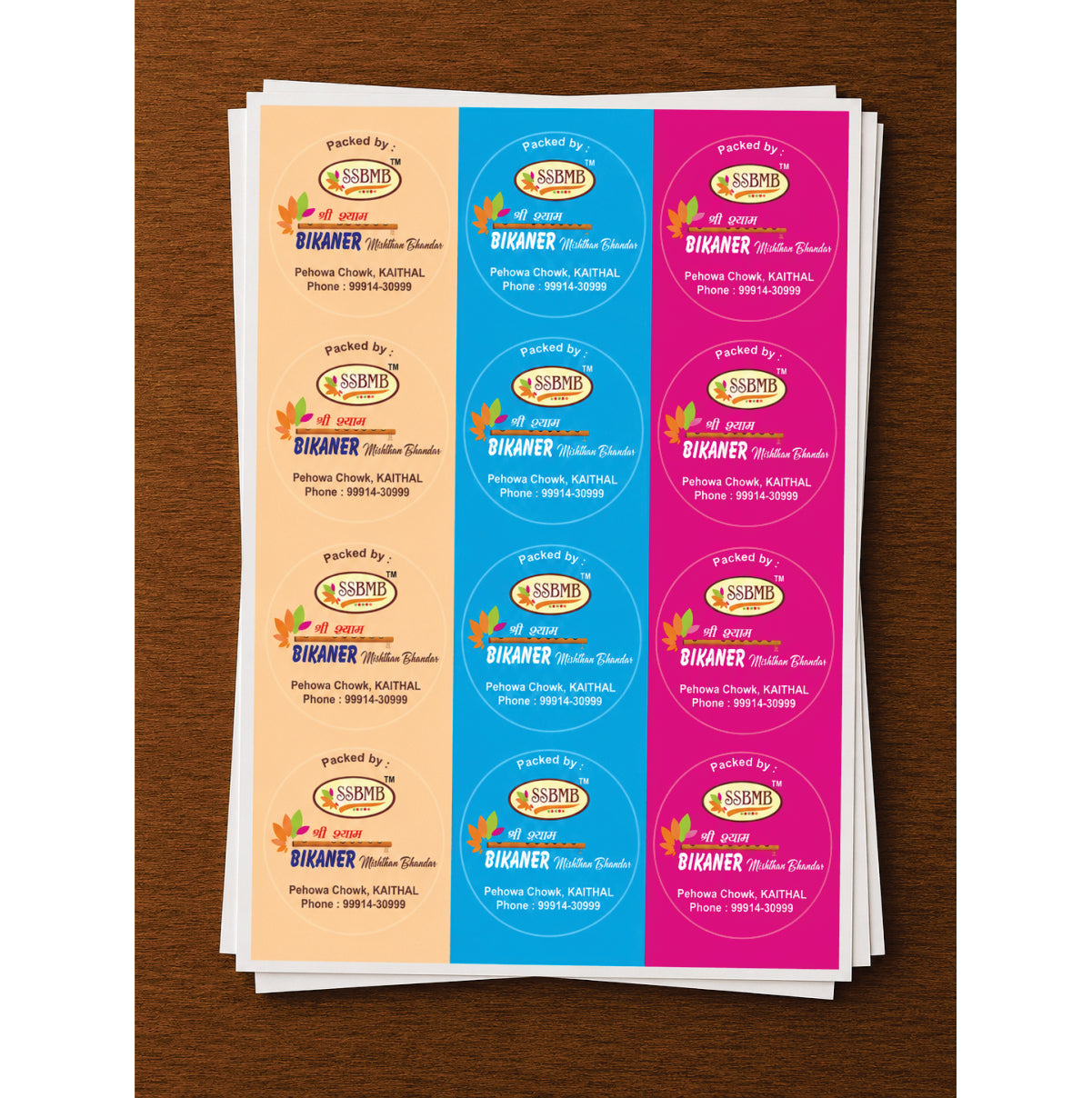 CUSTOM STICKER SW 50 | 100 SHEETS
