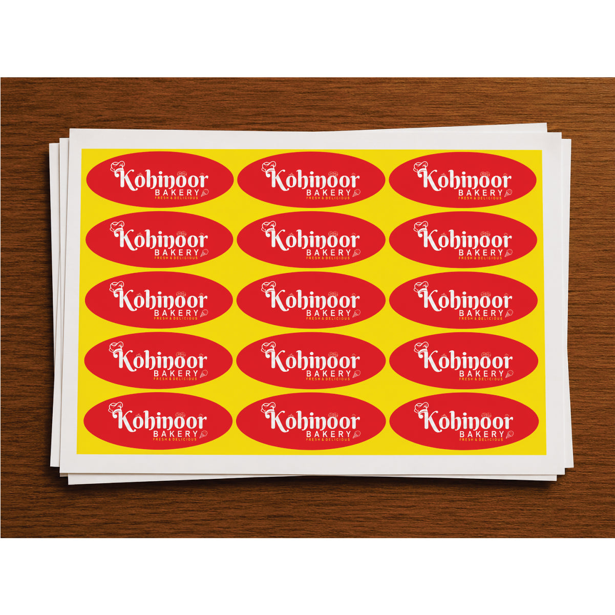 CUSTOM STICKER BK 55| 100 SHEETS