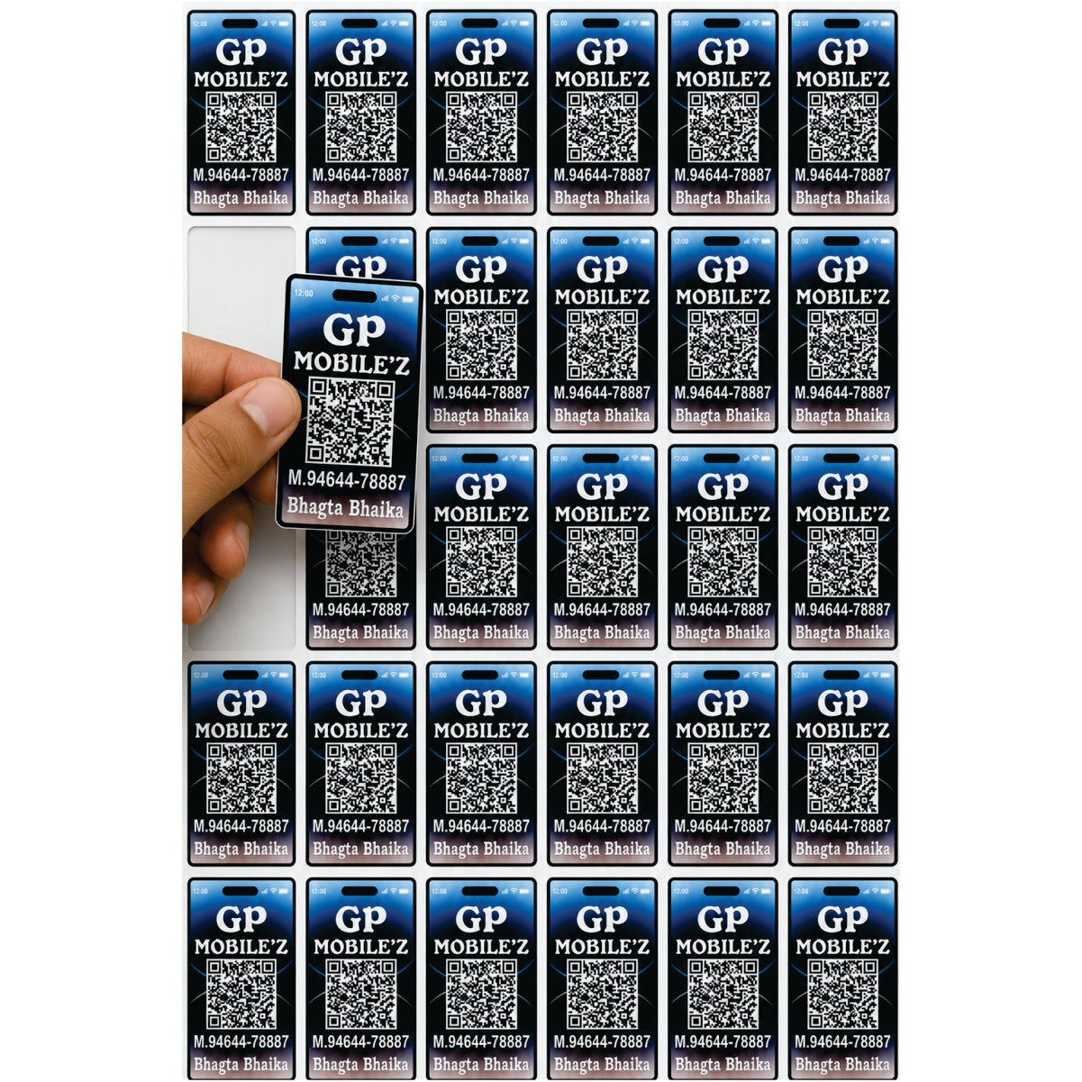 CUSTOM STICKER MO 59| 100 SHEETS