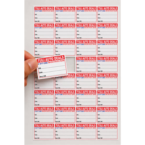 CUSTOM STICKER AU 05| 100 SHEETS