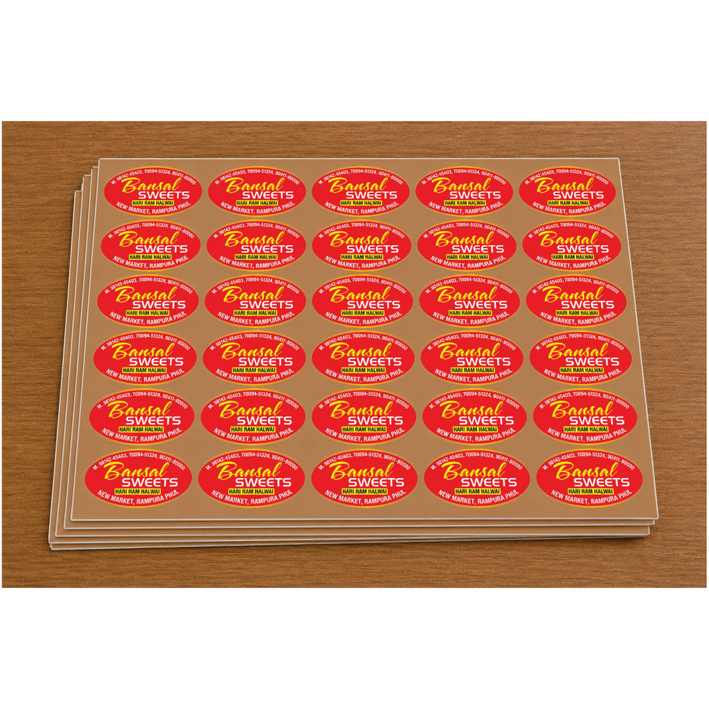 CUSTOM STICKER SW 05 | 100 SHEETS