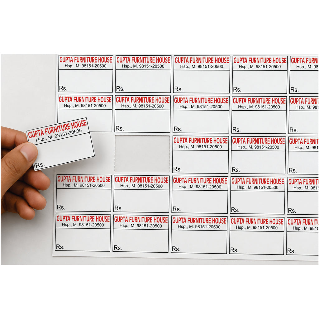 CUSTOM STICKER FUR 05| 100 SHEETS