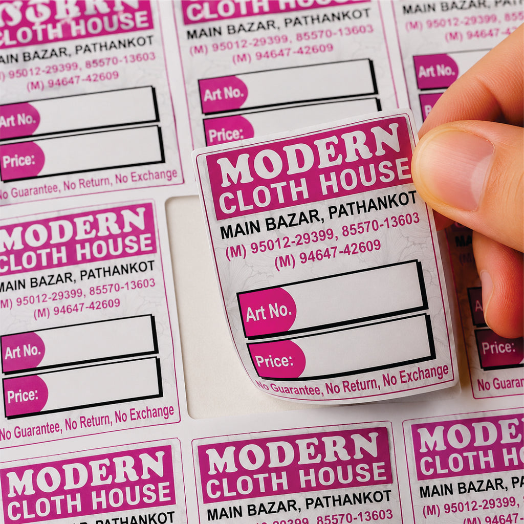 CUSTOM STICKER CL 05| 100 SHEETS