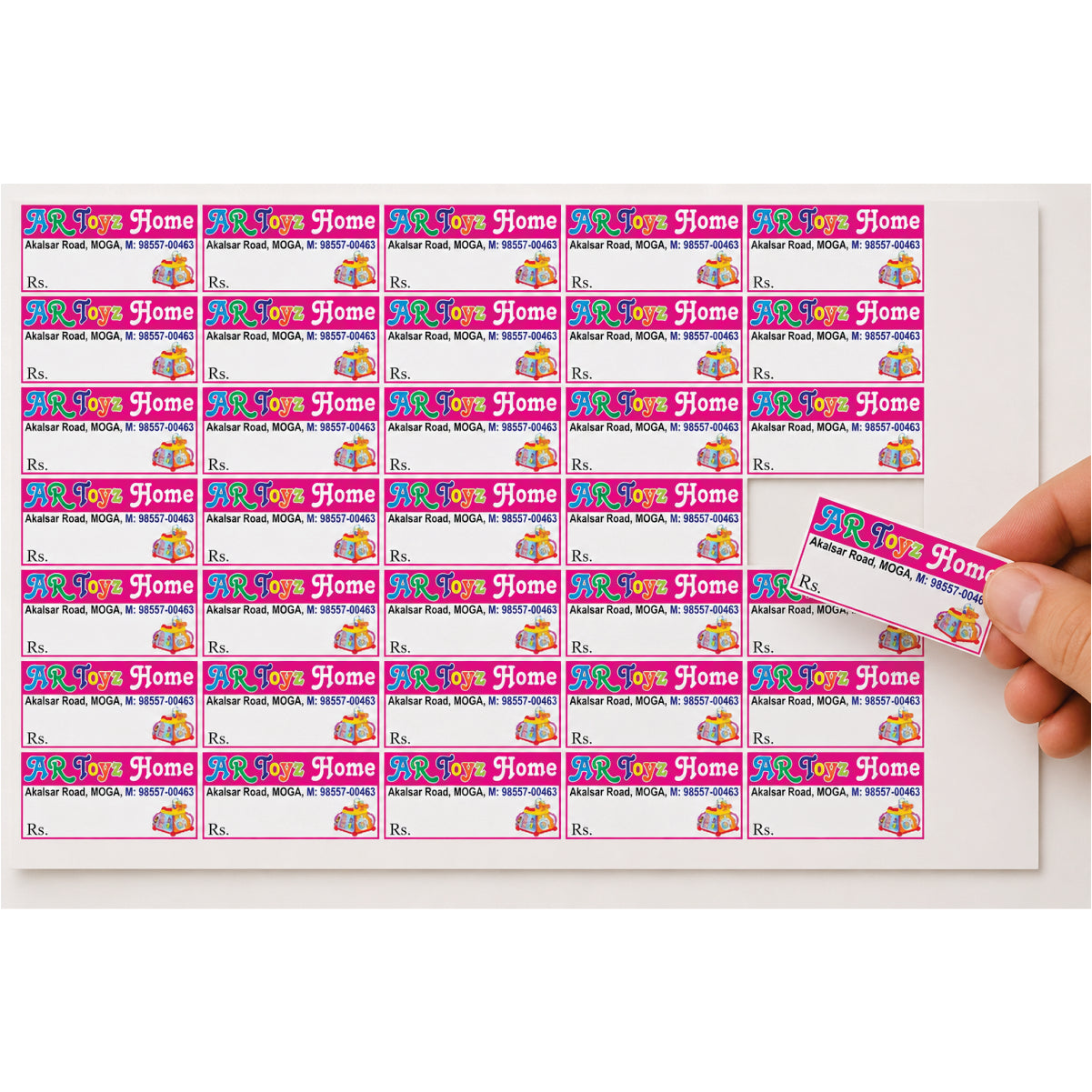 CUSTOM STICKER TO 05| 100 SHEETS