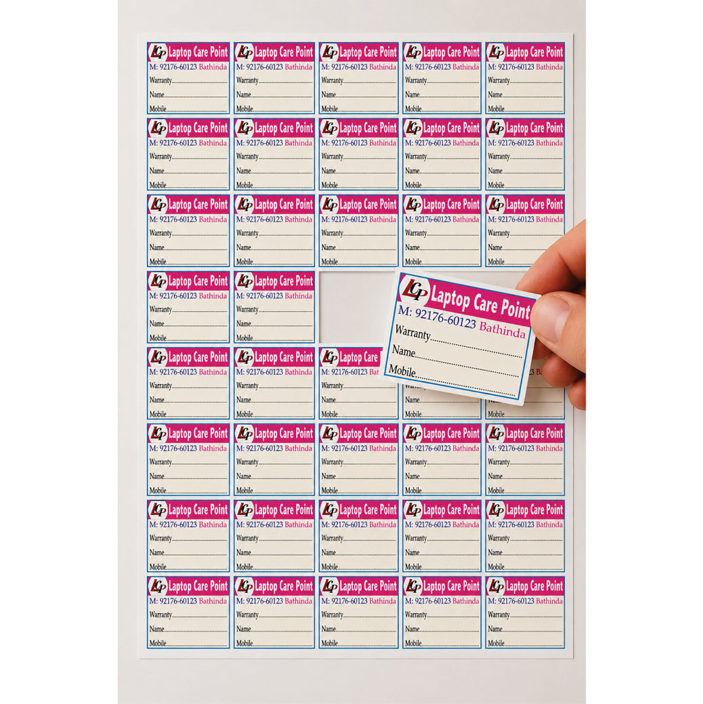 CUSTOM STICKER COM 05| 100 SHEETS