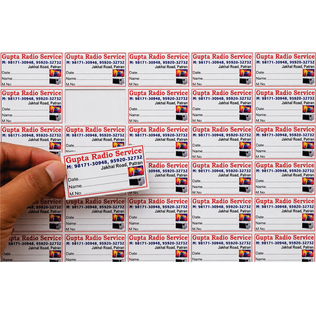 CUSTOM STICKER RE 05| 100 SHEETS