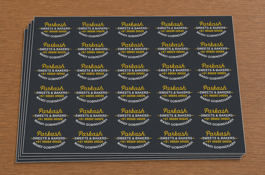 CUSTOM STICKER S 06| 100 SHEETS