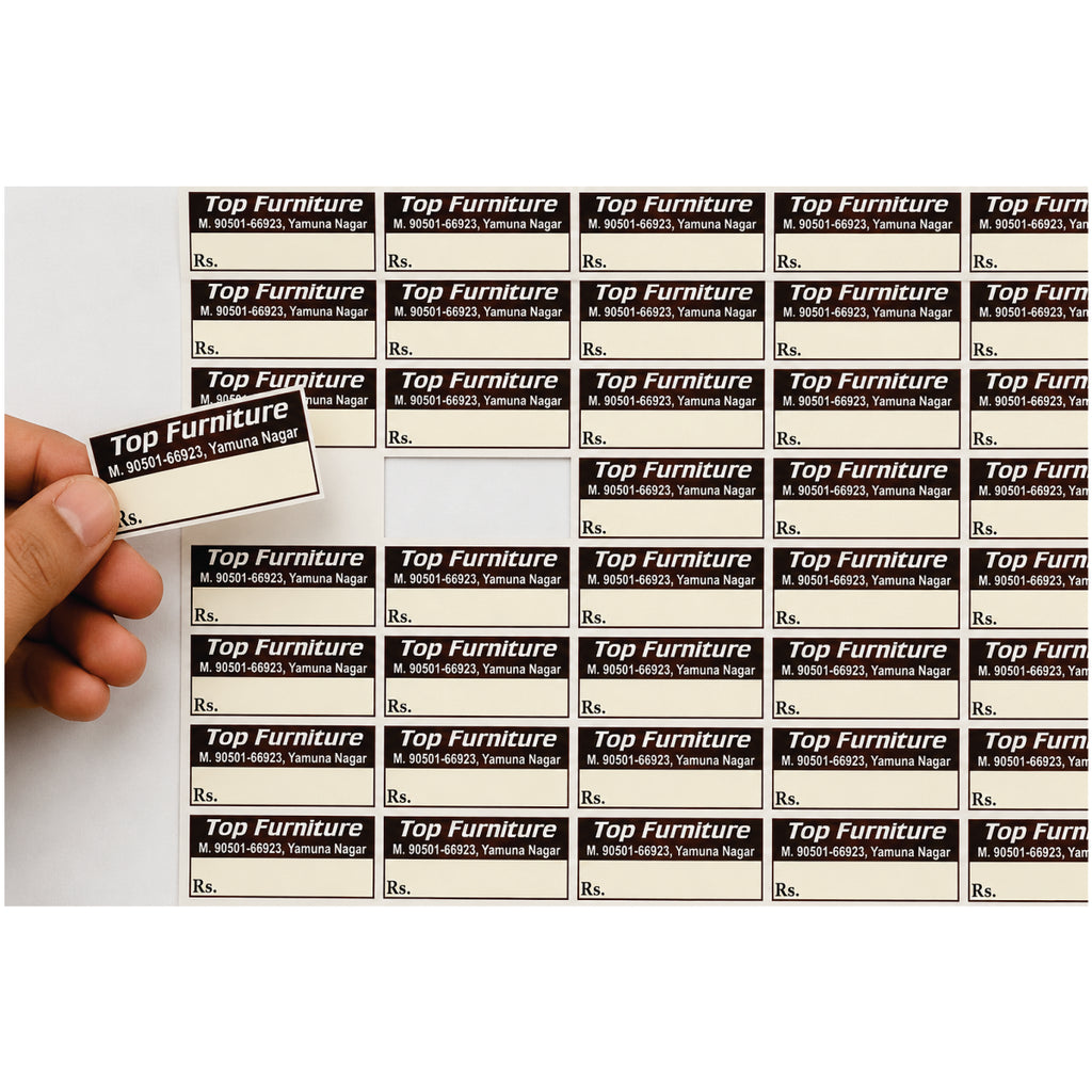 CUSTOM STICKER FUR 06| 100 SHEETS