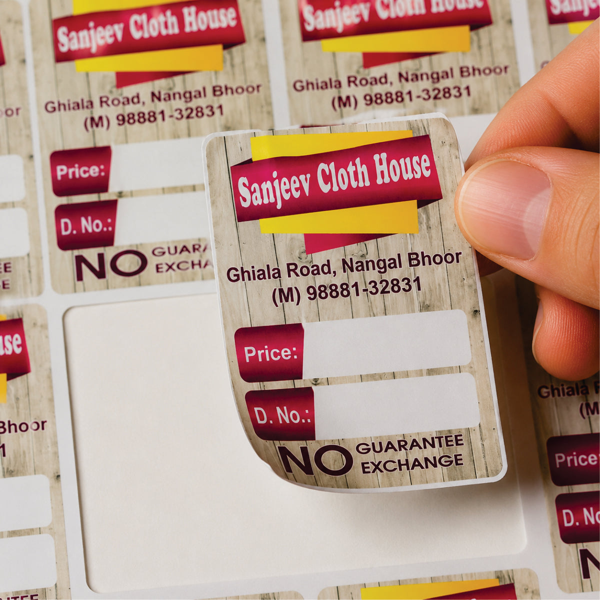 CUSTOM STICKER CL 06| 100 SHEETS