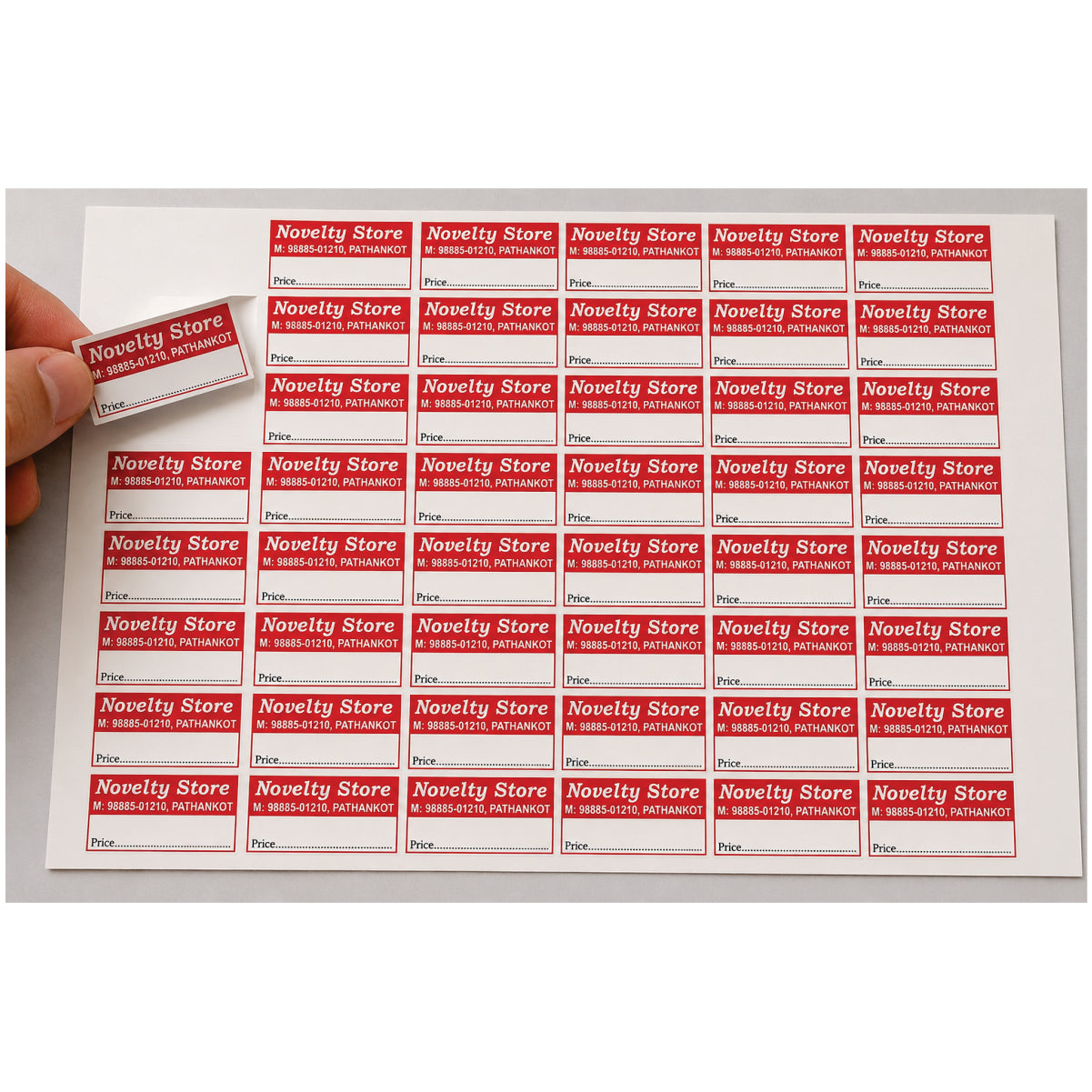 CUSTOM STICKER HA 06| 100 SHEETS