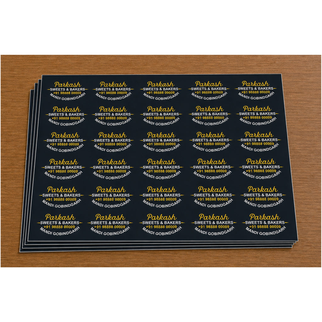 CUSTOM STICKER SW 06 | 100 SHEETS