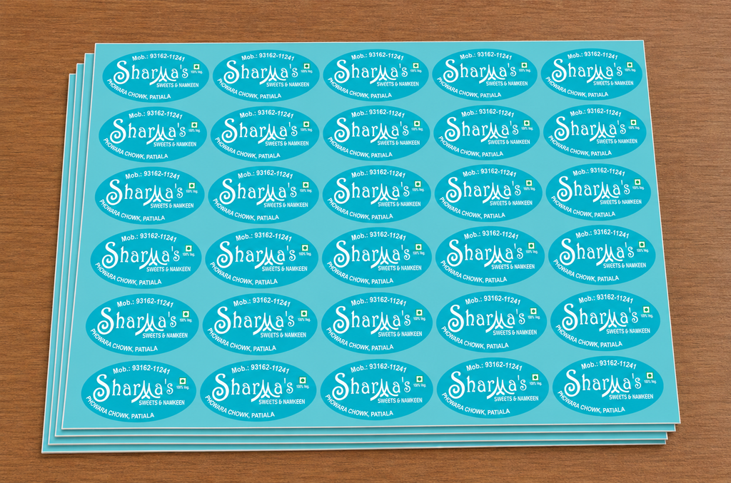CUSTOM STICKER S 07| 100 SHEETS