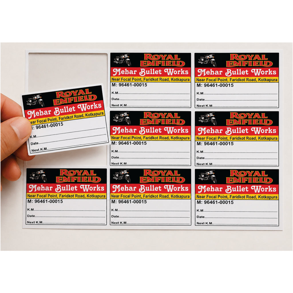 CUSTOM STICKER AU 06| 100 SHEETS
