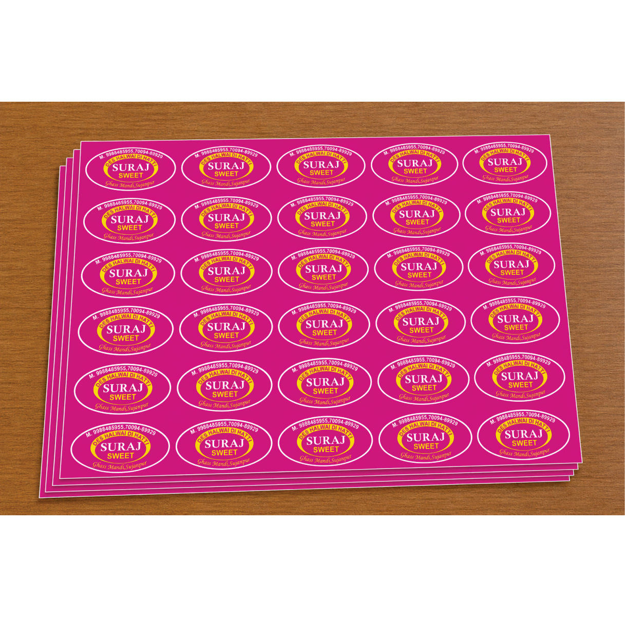 CUSTOM STICKER SW 08 | 100 SHEETS