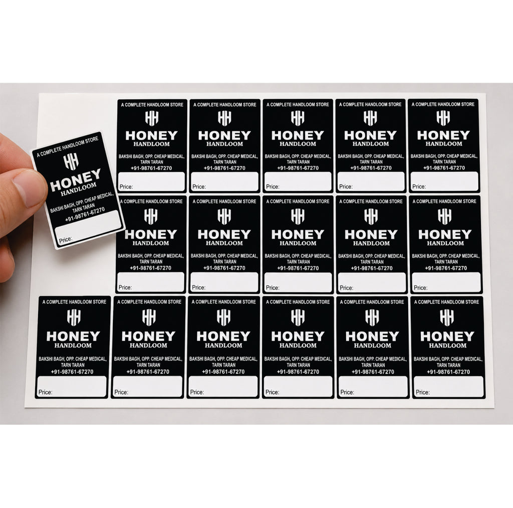 CUSTOM STICKER HA 08| 100 SHEETS