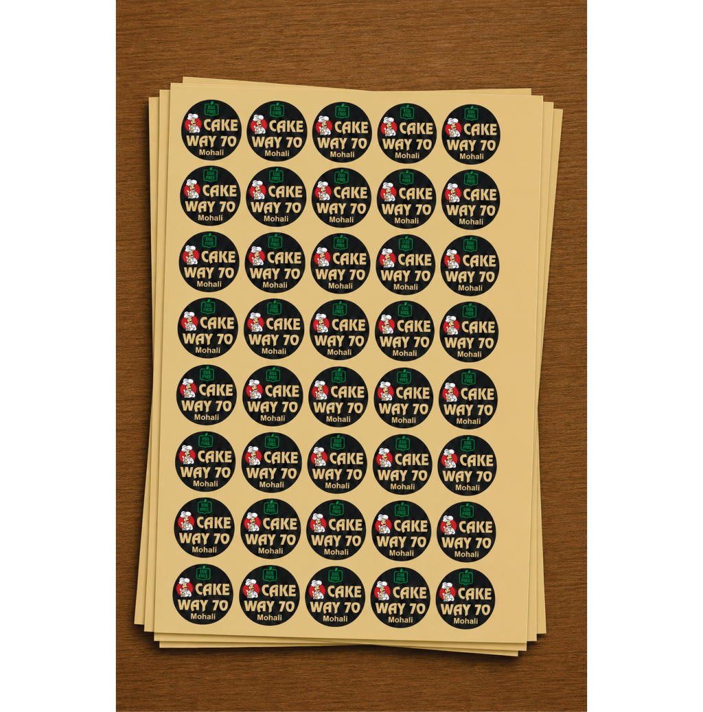 CUSTOM STICKER BK 009 | 100 SHEETS
