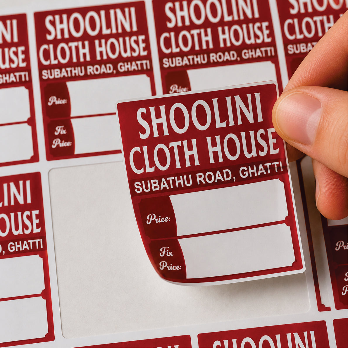 CUSTOM STICKER CL 09| 100 SHEETS