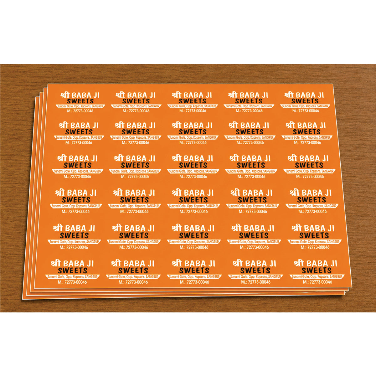 CUSTOM STICKER SW 09 | 100 SHEETS