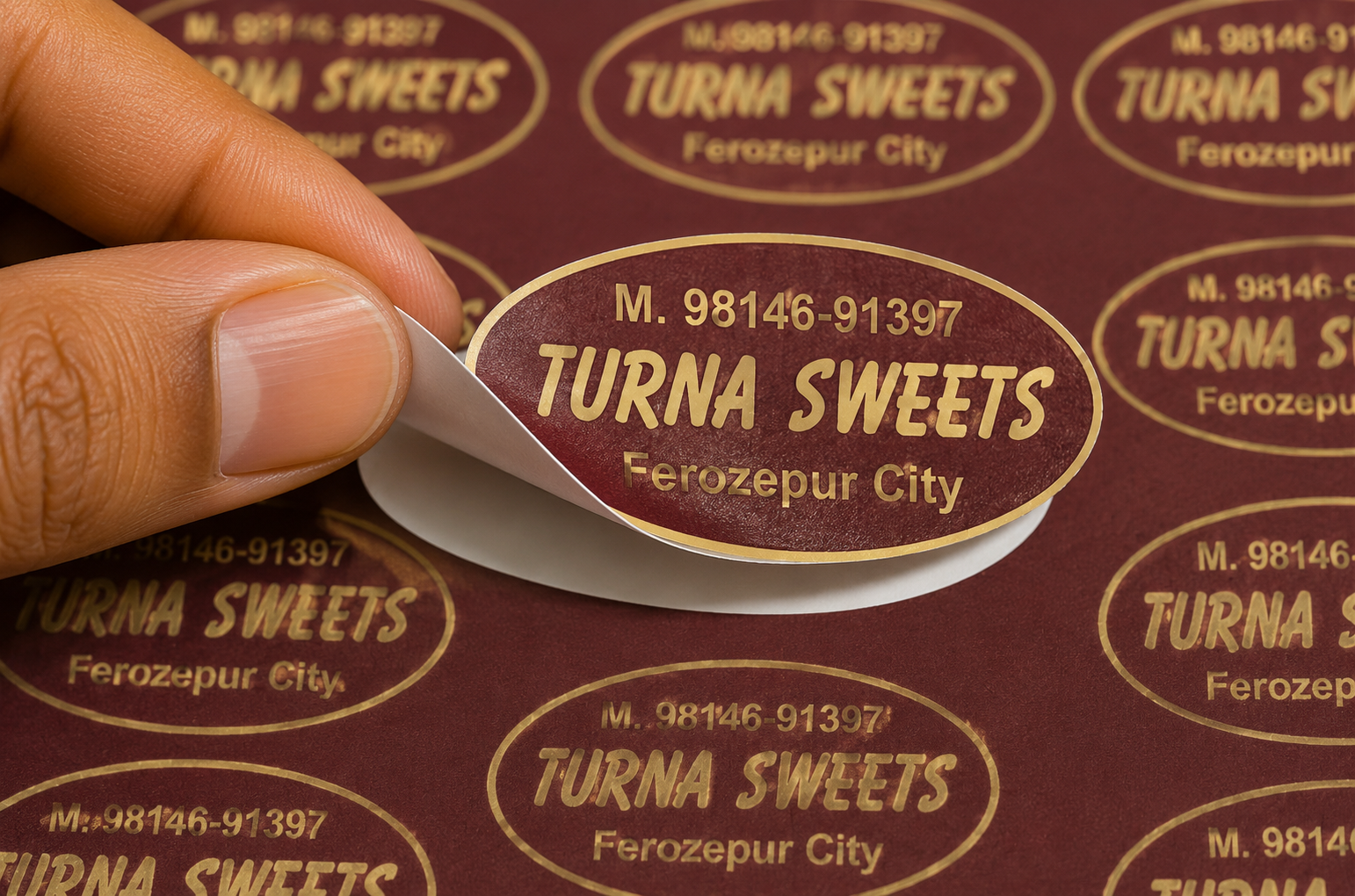 CUSTOM STICKER S 10| 100 SHEETS