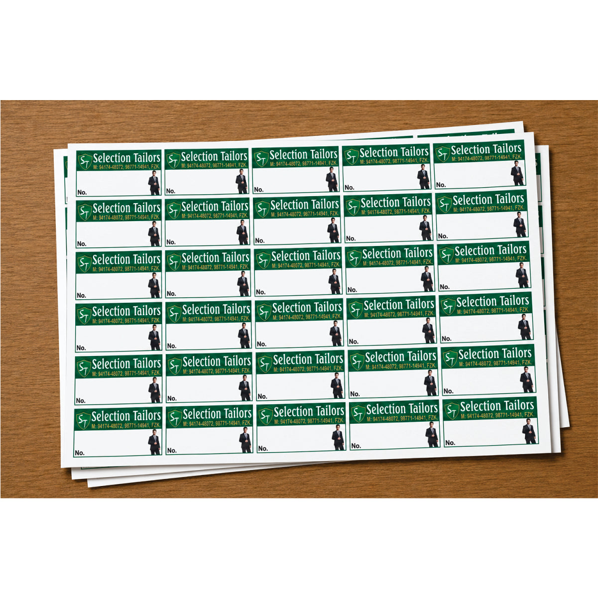 CUSTOM STICKER TA 10| 100 SHEETS