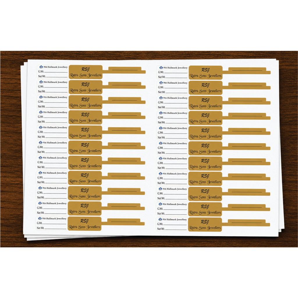 CUSTOM STICKER JE 10 | 100 SHEETS