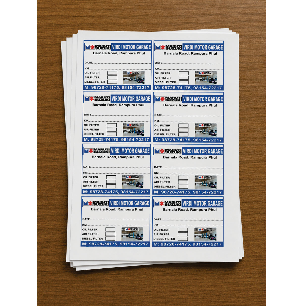 CUSTOM STICKER CR 10| 100 SHEETS