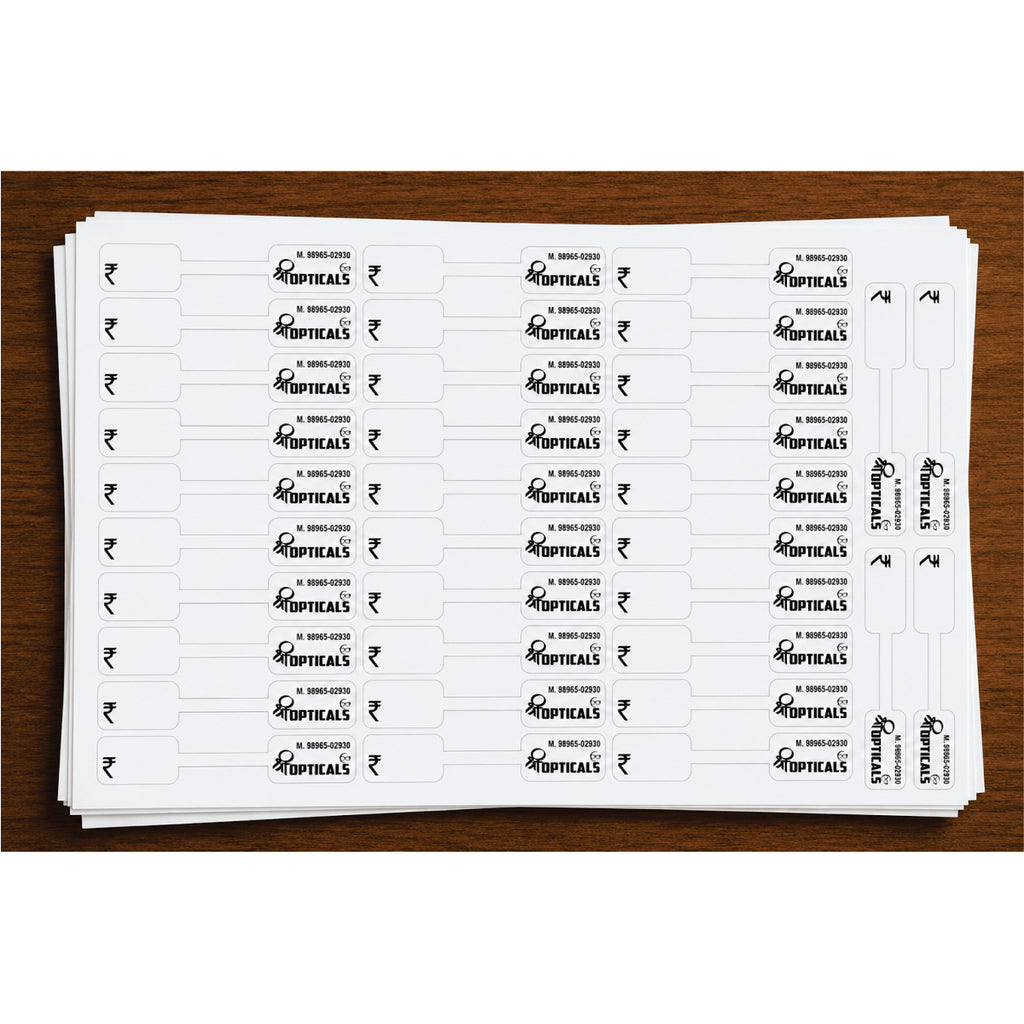 CUSTOM STICKER OP 10 | 100 SHEETS