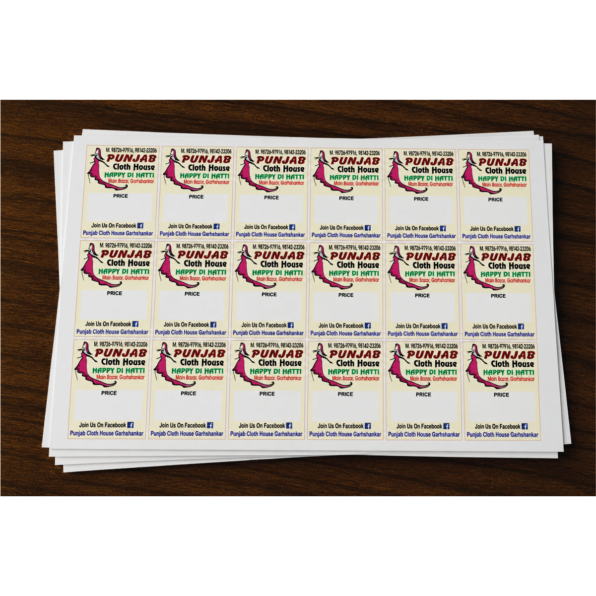 CUSTOM STICKER CL 10| 100 SHEETS