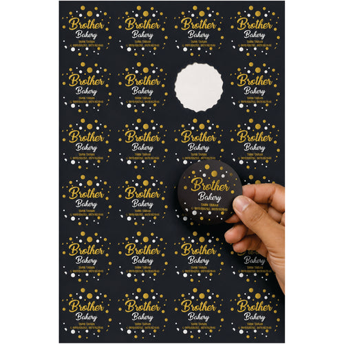 CUSTOM STICKER BK 011 | 100 SHEETS