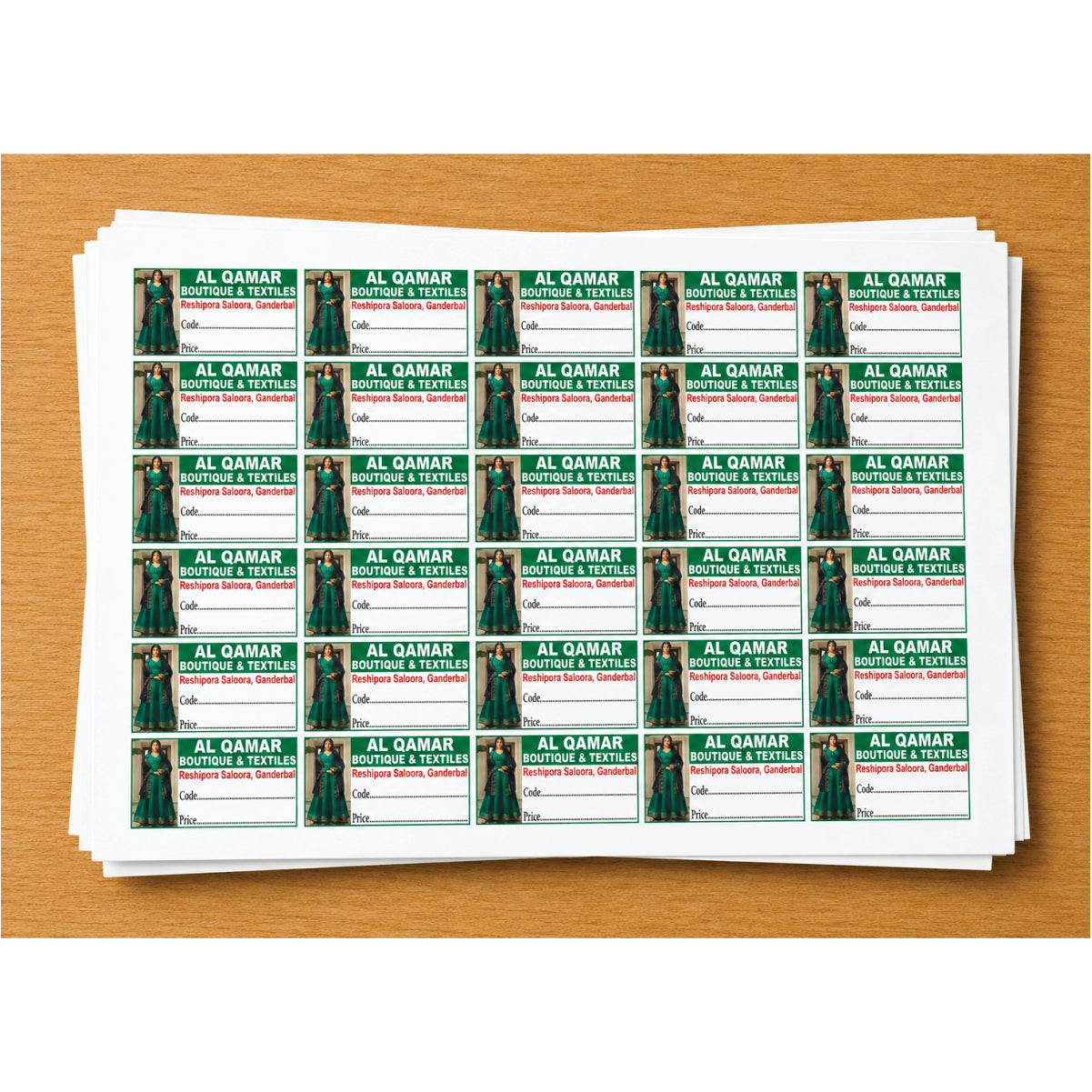 CUSTOM STICKER BOT 11| 100 SHEETS