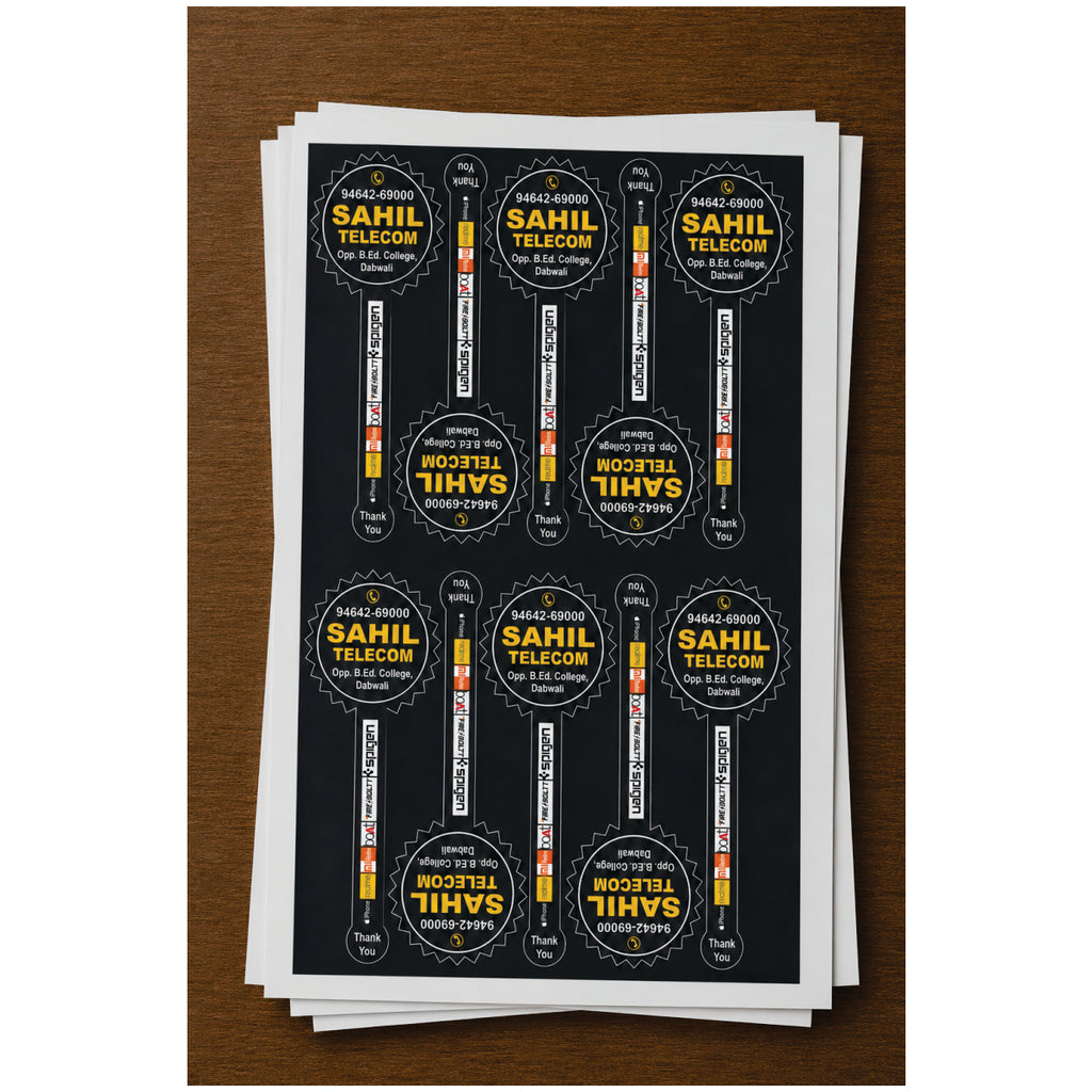 CUSTOM STICKER MO 11| 100 SHEETS